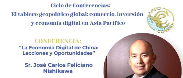 José Carlos Feliciano, Associate Director of the CECHAP, participated in the conference series of the Mexican Consortium of APEC Study Centers