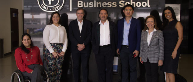 Pacífico Business School (PBS) receives representatives from the China Europe International Business School (CEIBS) of Shanghai