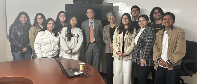 Dr. Yusuke Murakami and Dr. Saori Katada met with members of Kazoku, a UP student organization dedicated to spreading Japanese culture.
