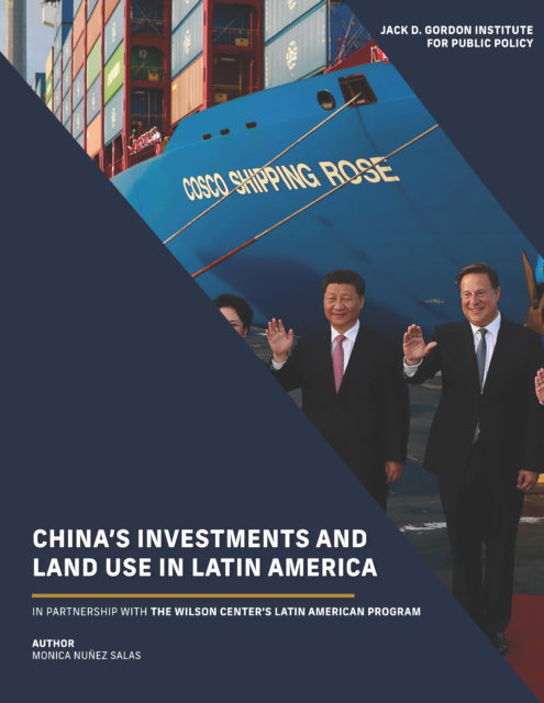 Inversiones chinas y uso de la tierra en América Latina