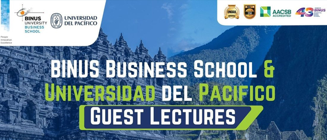 Segundo Webinar organizado por la Universidad del Pacífico y la Universidad Binus de Indonesia